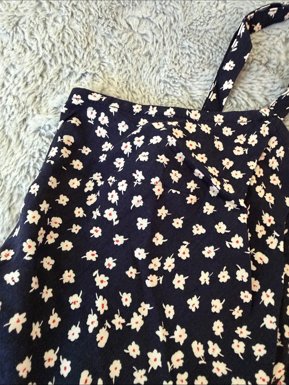 GAP Navy Blue Floral Spotted Sundress